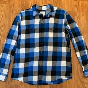 American Eagle Outfitters Blue flannel